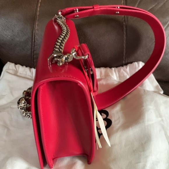 Alexander McQueen Mini The Biker Jeweled Satchel Leather - Picture 12 of 16